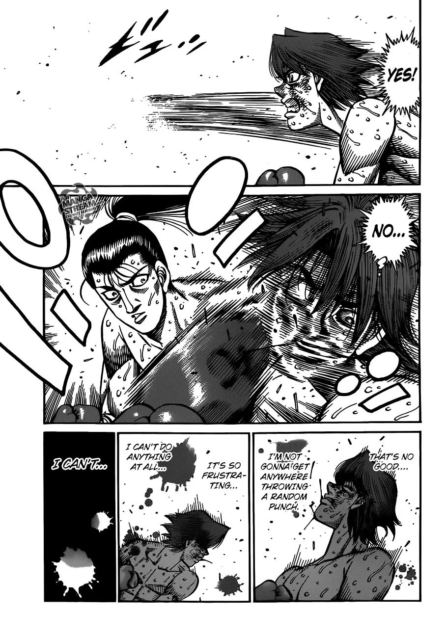 Hajime no Ippo Chapter 963 page 15 - Chapter 963 : Shinoda's Method for Concentrating
