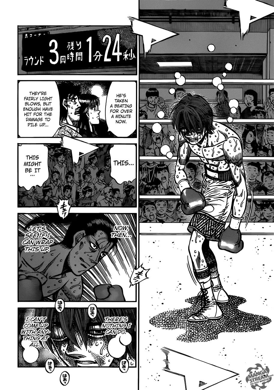 Hajime no Ippo Chapter 963 page 16 - Chapter 963 : Shinoda's Method for Concentrating