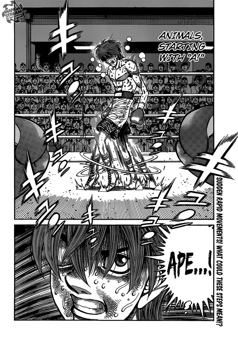 Hajime no Ippo Chapter 963 page 18 - Chapter 963 : Shinoda's Method for Concentrating