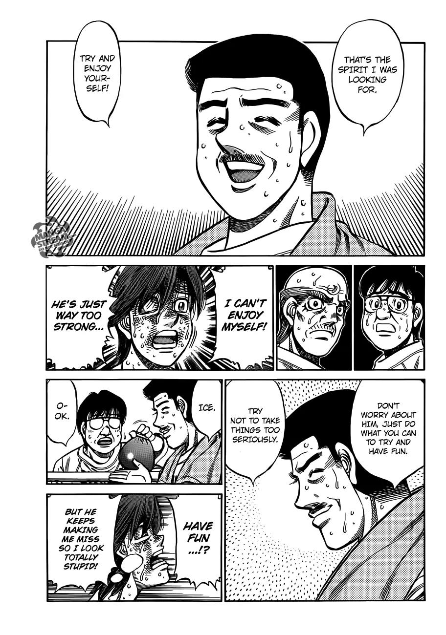 Hajime no Ippo Chapter 963 page 5 - Chapter 963 : Shinoda's Method for Concentrating