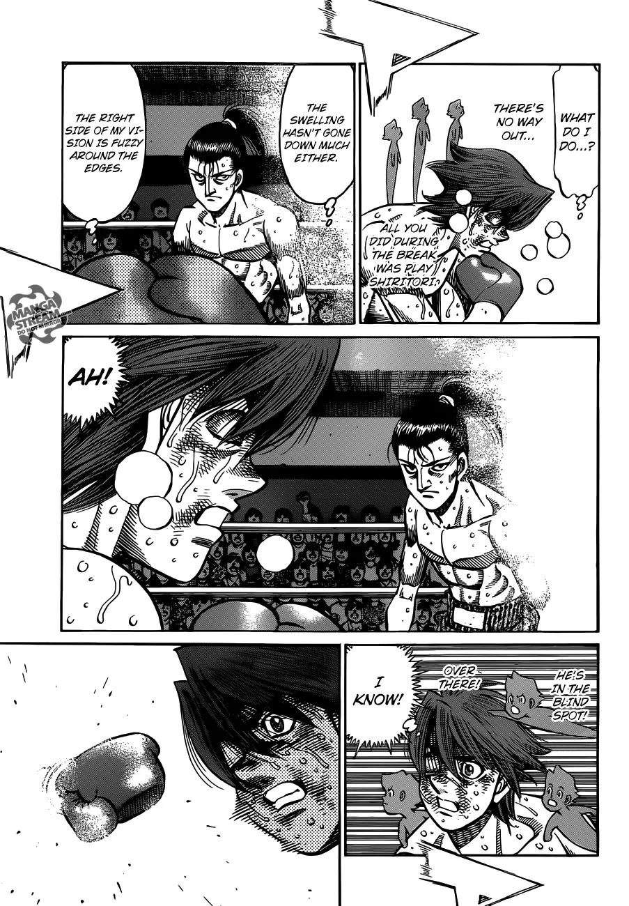 Hajime no Ippo Chapter 963 page 9 - Chapter 963 : Shinoda's Method for Concentrating