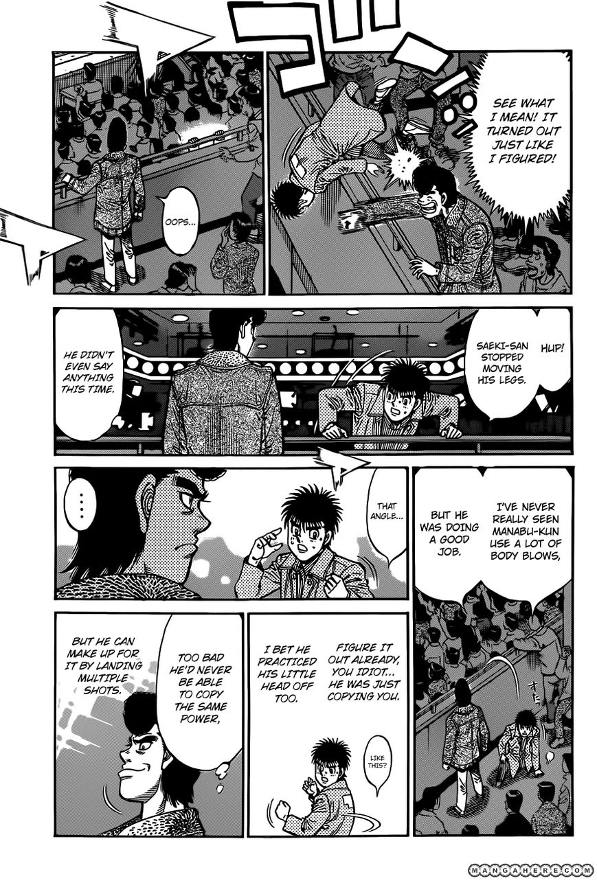 Hajime no Ippo Chapter 967 page 12 - Chapter 967 : Why He Can Hit Him