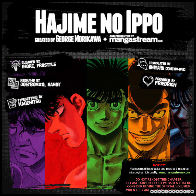 Hajime no Ippo Chapter 968 page 2 - Chapter 968 : The Old Model's Pride