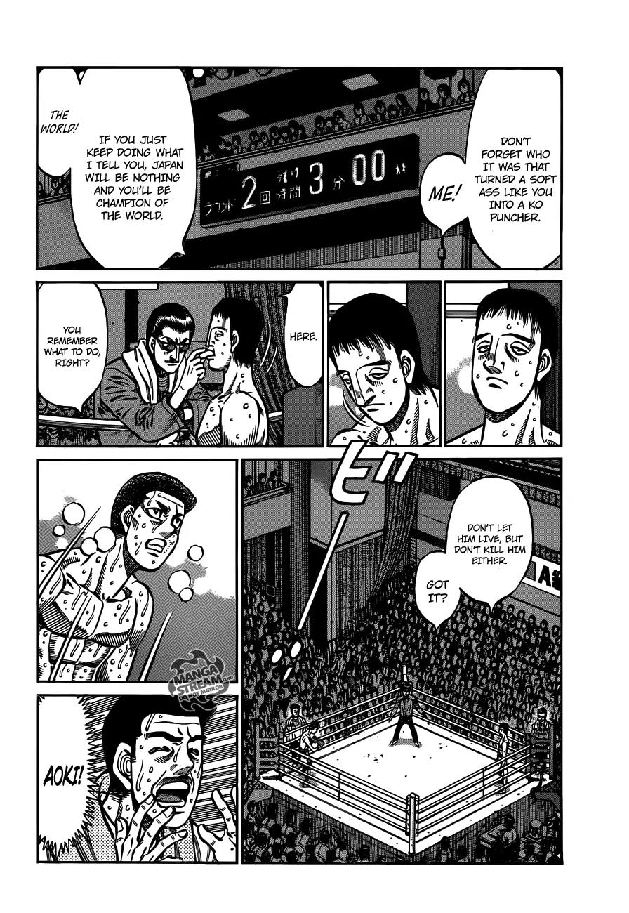 Hajime no Ippo Chapter 974 page 12 - Chapter 974 : Don't Let Him Live, But Don't Kill Him Either