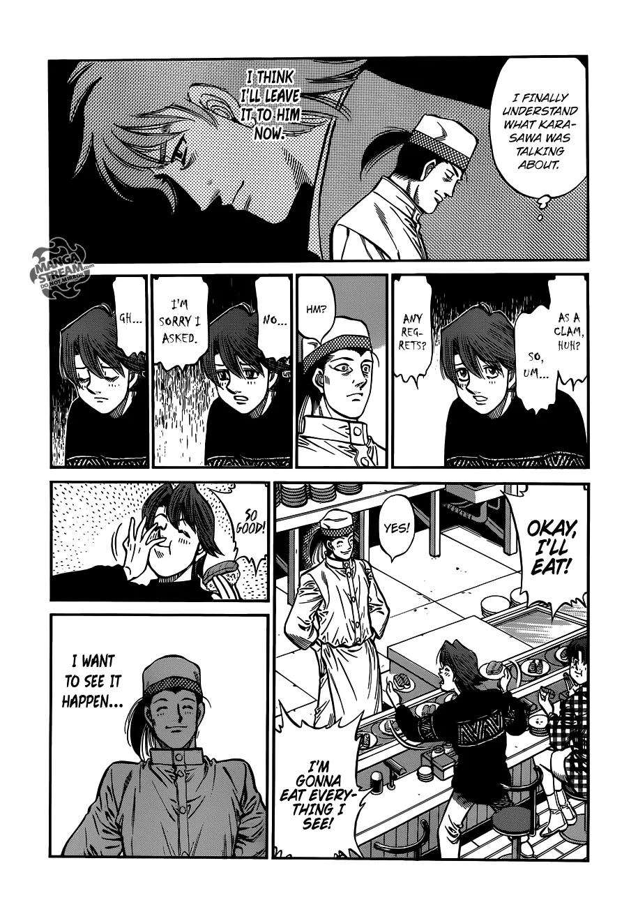 Hajime no Ippo Chapter 980 page 10 - Chapter 980 : At the Sushi Belt Restaurant