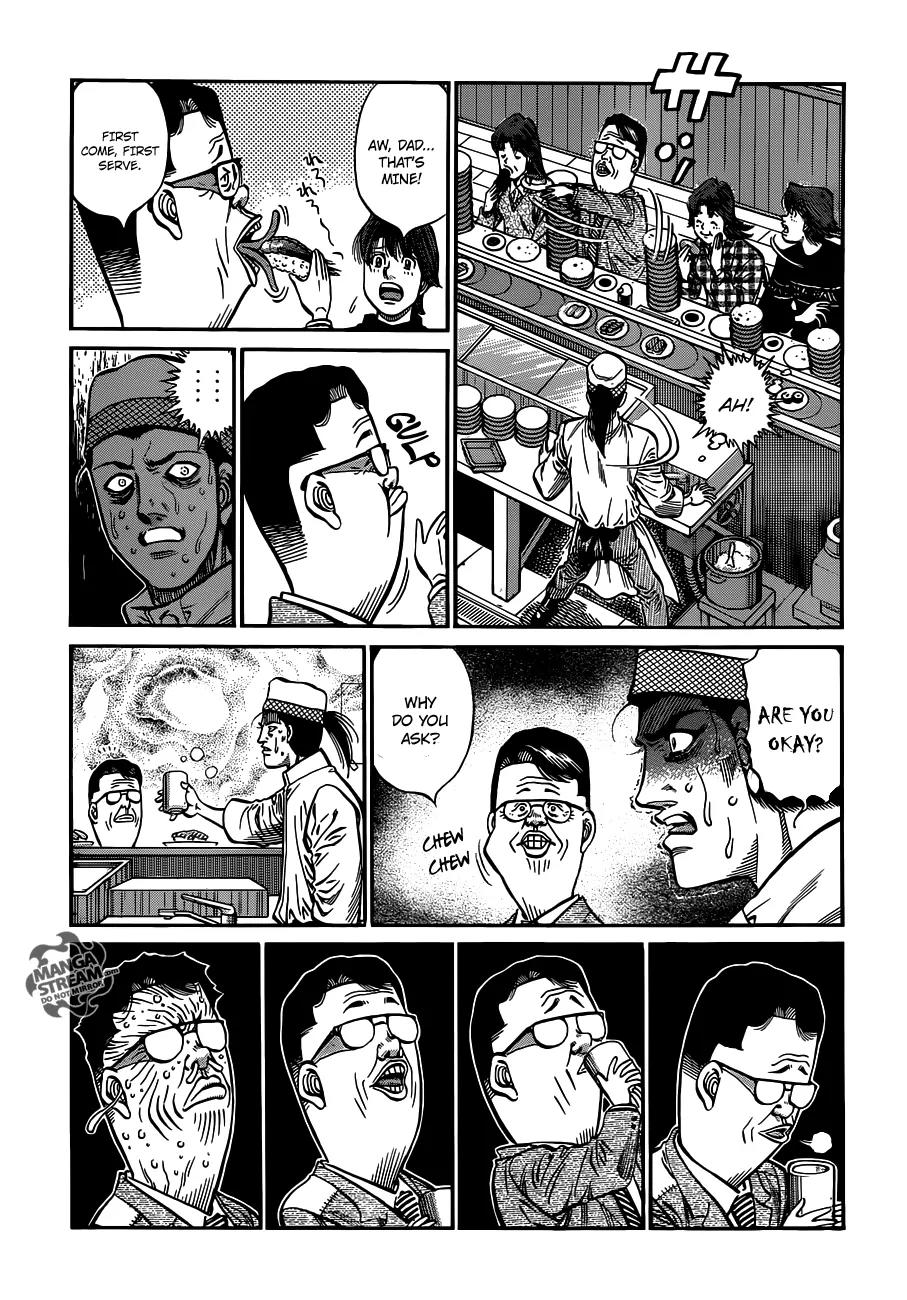 Hajime no Ippo Chapter 980 page 13 - Chapter 980 : At the Sushi Belt Restaurant