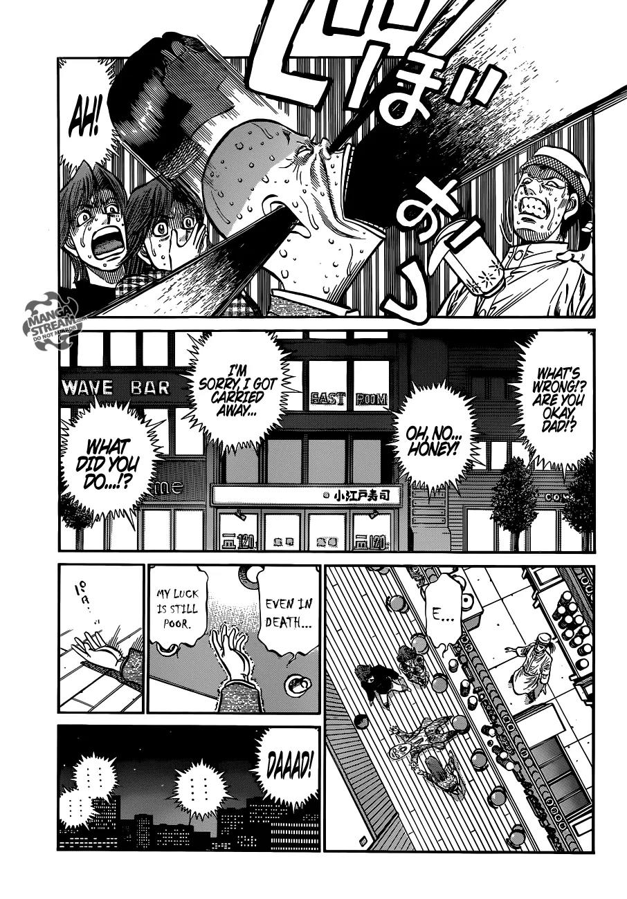 Hajime no Ippo Chapter 980 page 14 - Chapter 980 : At the Sushi Belt Restaurant