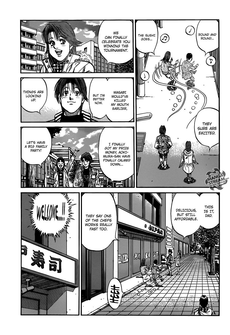 Hajime no Ippo Chapter 980 page 4 - Chapter 980 : At the Sushi Belt Restaurant
