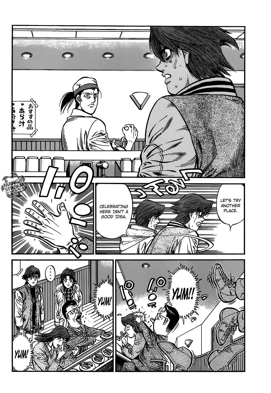 Hajime no Ippo Chapter 980 page 5 - Chapter 980 : At the Sushi Belt Restaurant