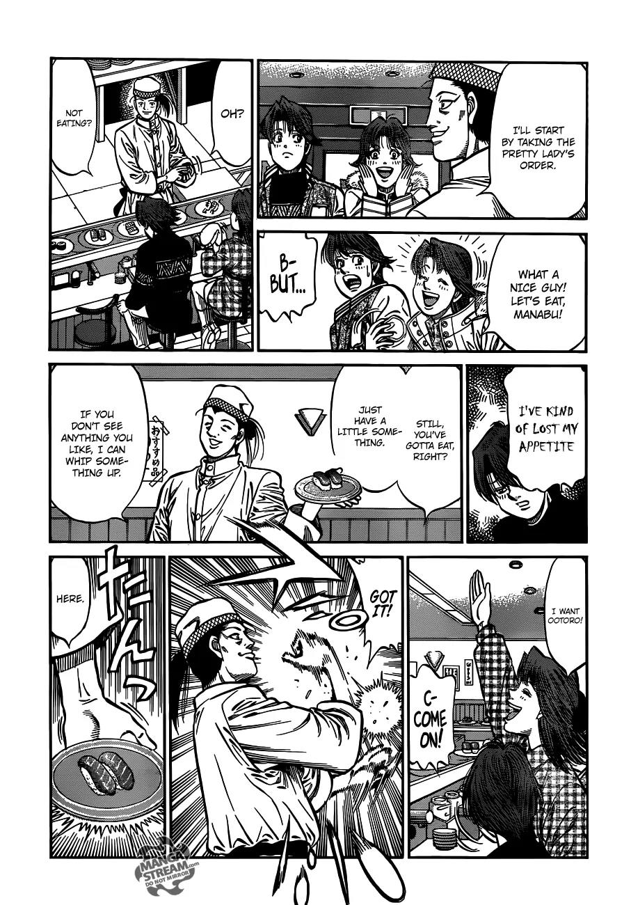 Hajime no Ippo Chapter 980 page 7 - Chapter 980 : At the Sushi Belt Restaurant