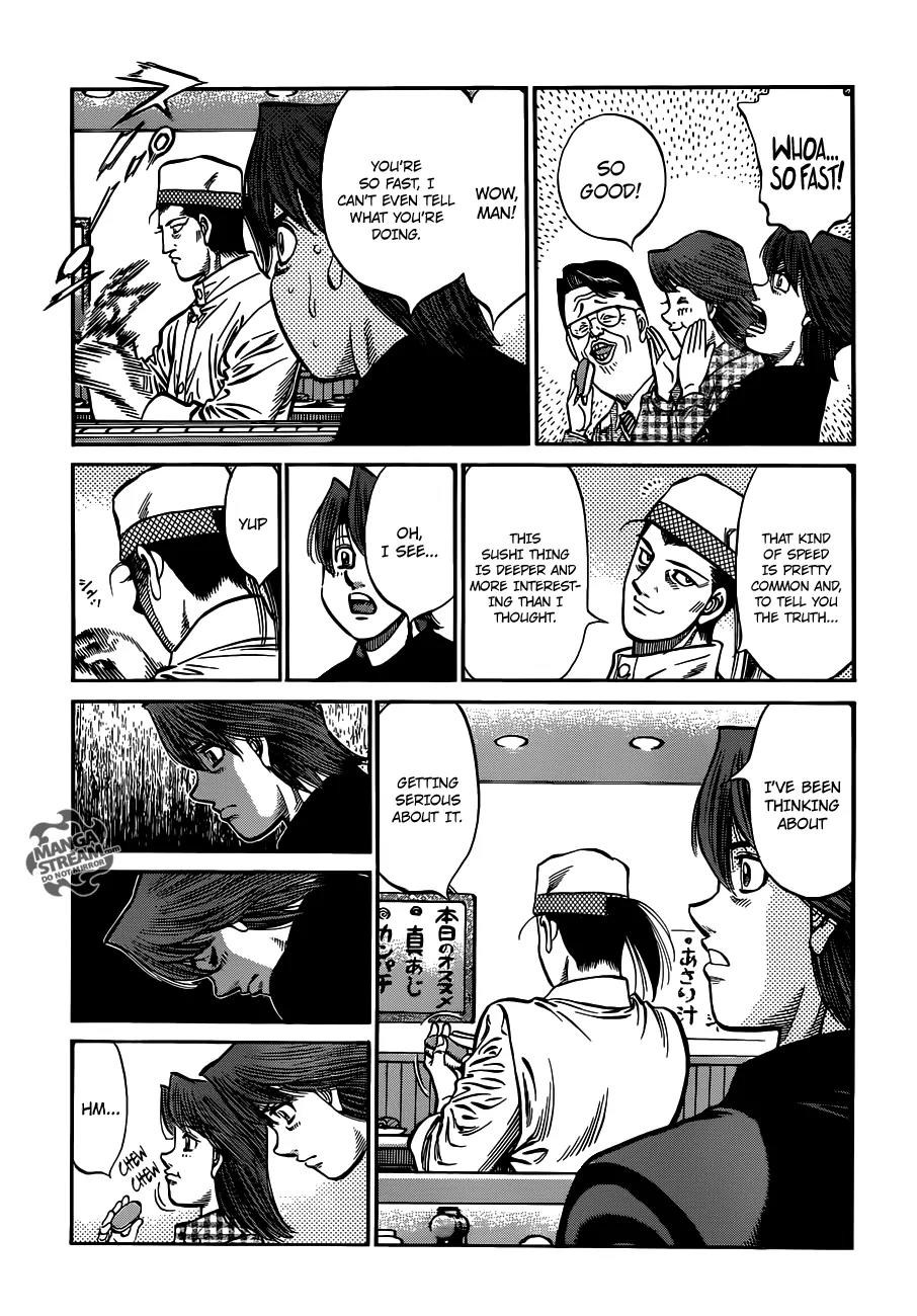 Hajime no Ippo Chapter 980 page 8 - Chapter 980 : At the Sushi Belt Restaurant