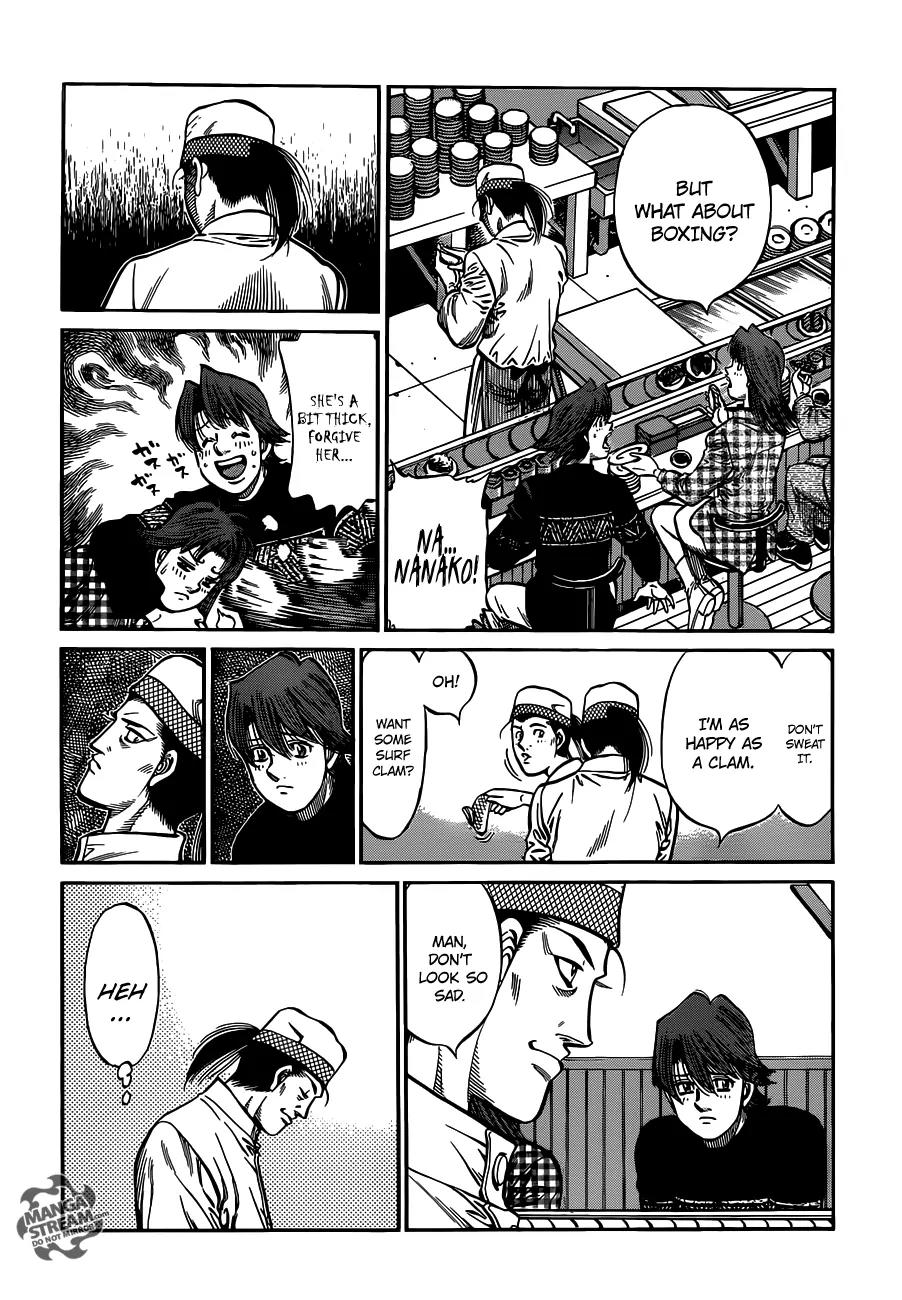 Hajime no Ippo Chapter 980 page 9 - Chapter 980 : At the Sushi Belt Restaurant