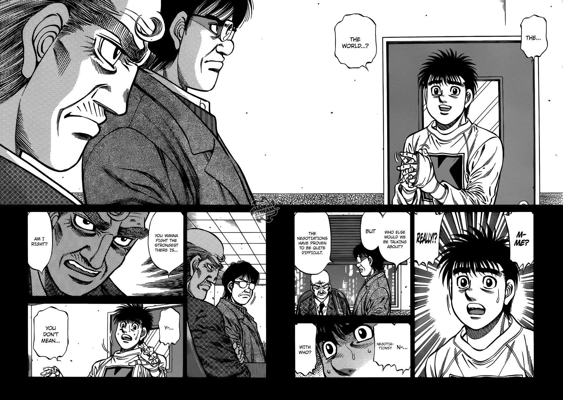 Hajime no Ippo Chapter 981 page 2 - Chapter 981 : The World's Beckoning