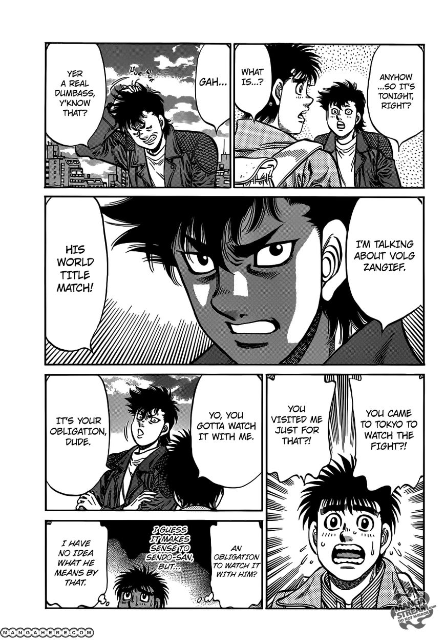 Hajime no Ippo Chapter 982 page 20 - Chapter 982 : A Step Towards the World