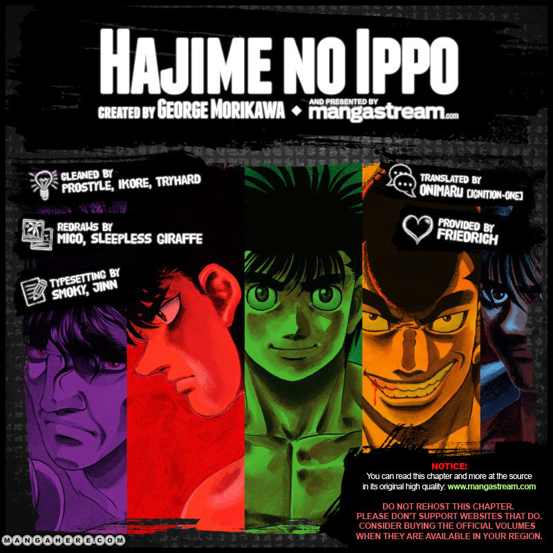 Hajime no Ippo Chapter 982 page 3 - Chapter 982 : A Step Towards the World