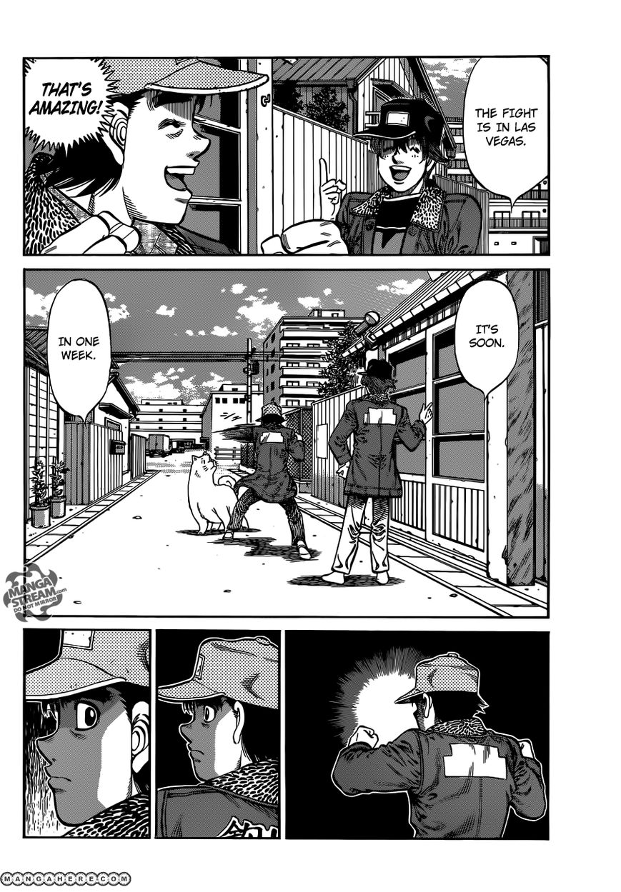 Hajime no Ippo Chapter 982 page 5 - Chapter 982 : A Step Towards the World