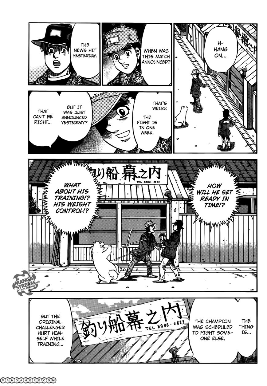Hajime no Ippo Chapter 982 page 6 - Chapter 982 : A Step Towards the World
