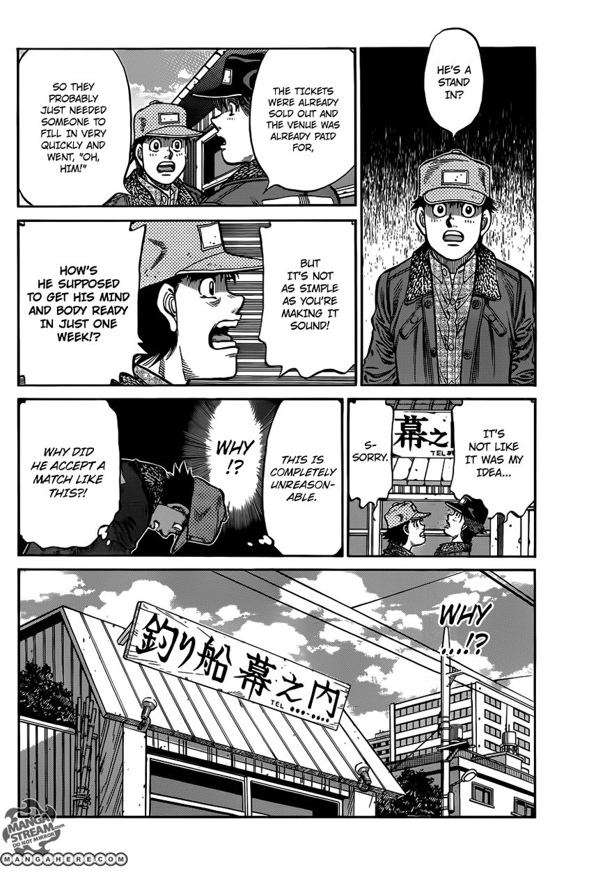 Hajime no Ippo Chapter 982 page 7 - Chapter 982 : A Step Towards the World