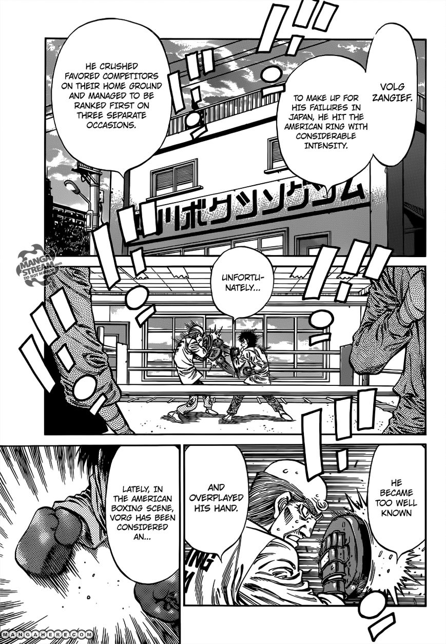 Hajime no Ippo Chapter 982 page 8 - Chapter 982 : A Step Towards the World