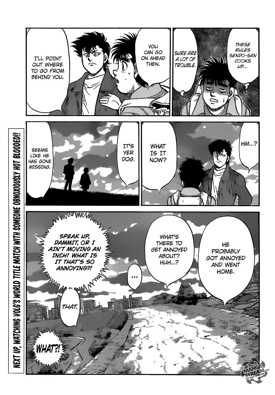 Hajime no Ippo Chapter 983 page 8 - Chapter 983 : Sendo's Rules