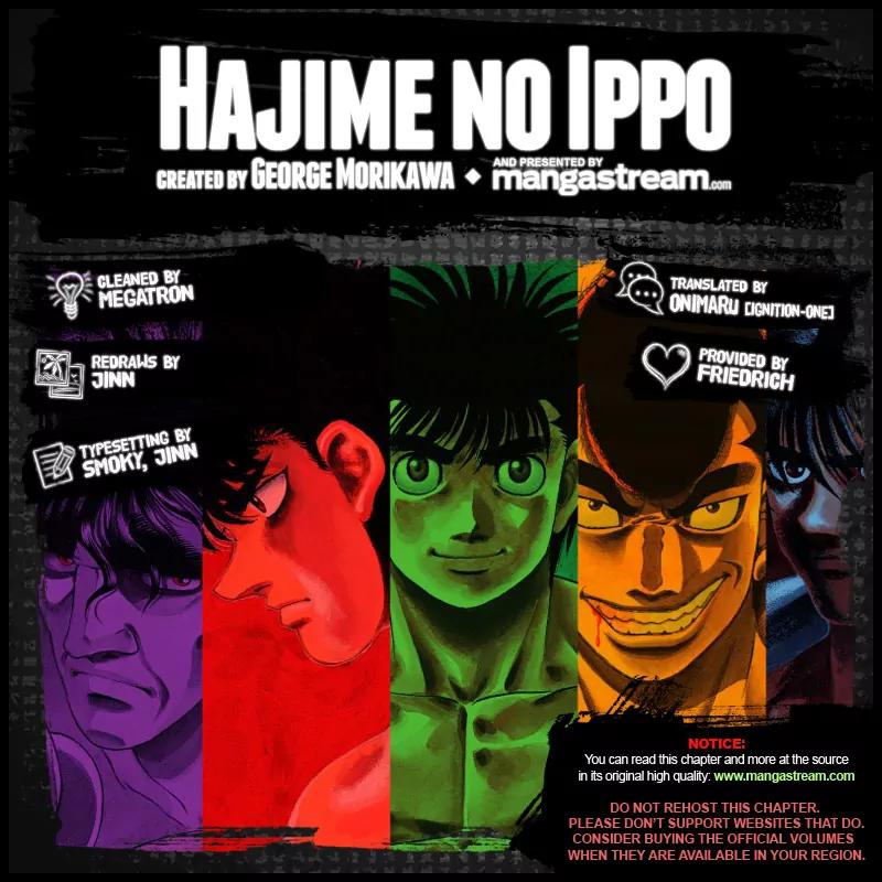 Hajime no Ippo Chapter 985 page 1 - Chapter 985 : The White Fang Returns