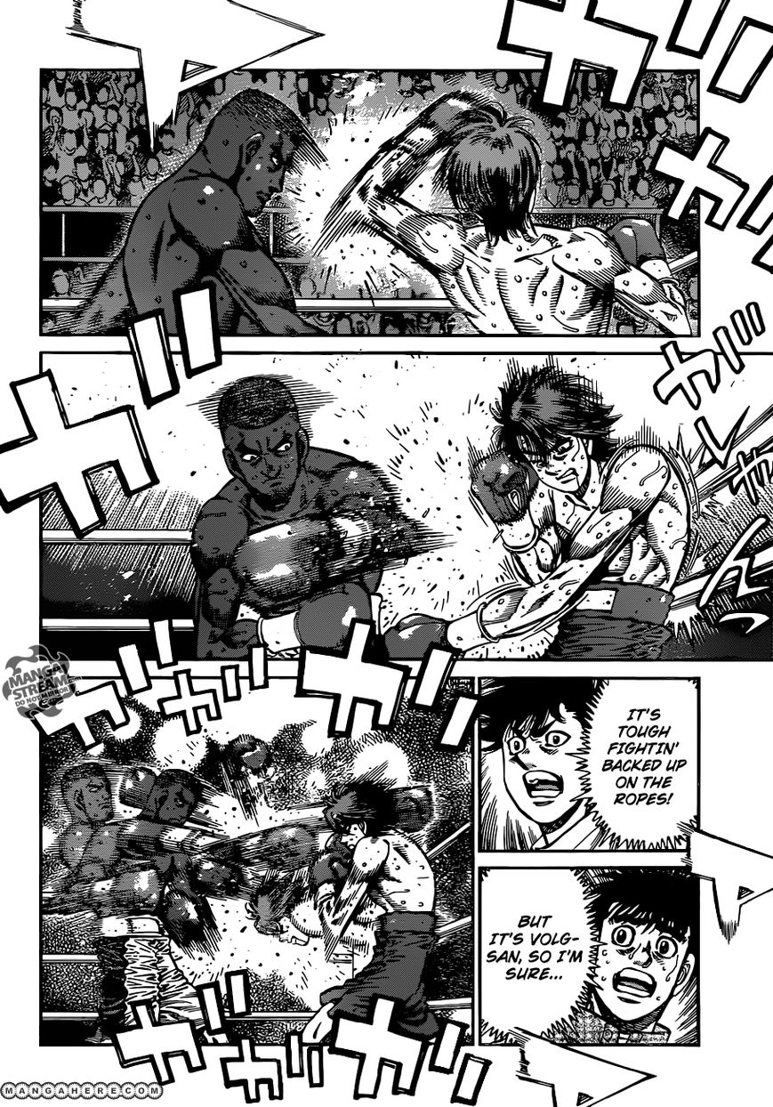 Hajime no Ippo Chapter 989 page 3 - Chapter 989 : The Lone Wolf's Place of Dying