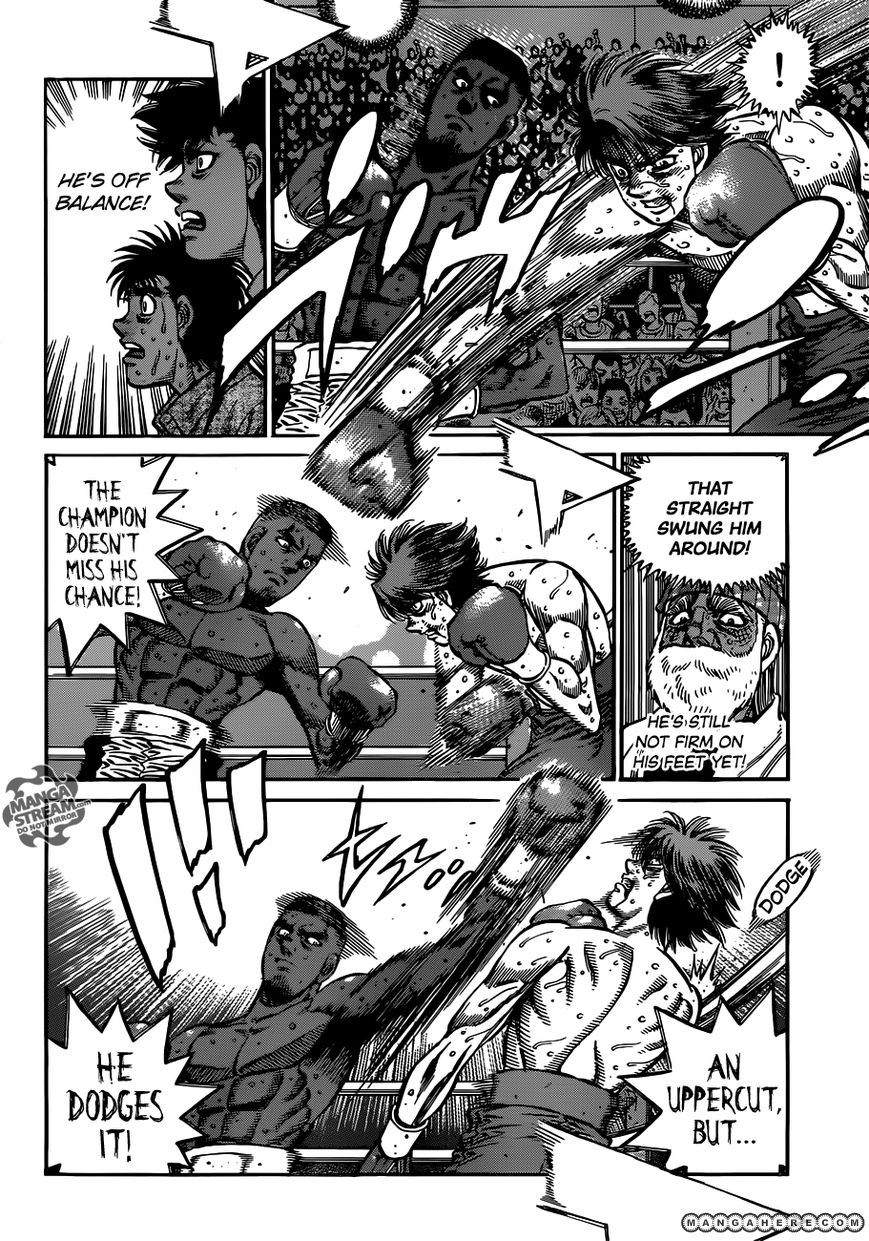 Hajime no Ippo Chapter 989 page 5 - Chapter 989 : The Lone Wolf's Place of Dying