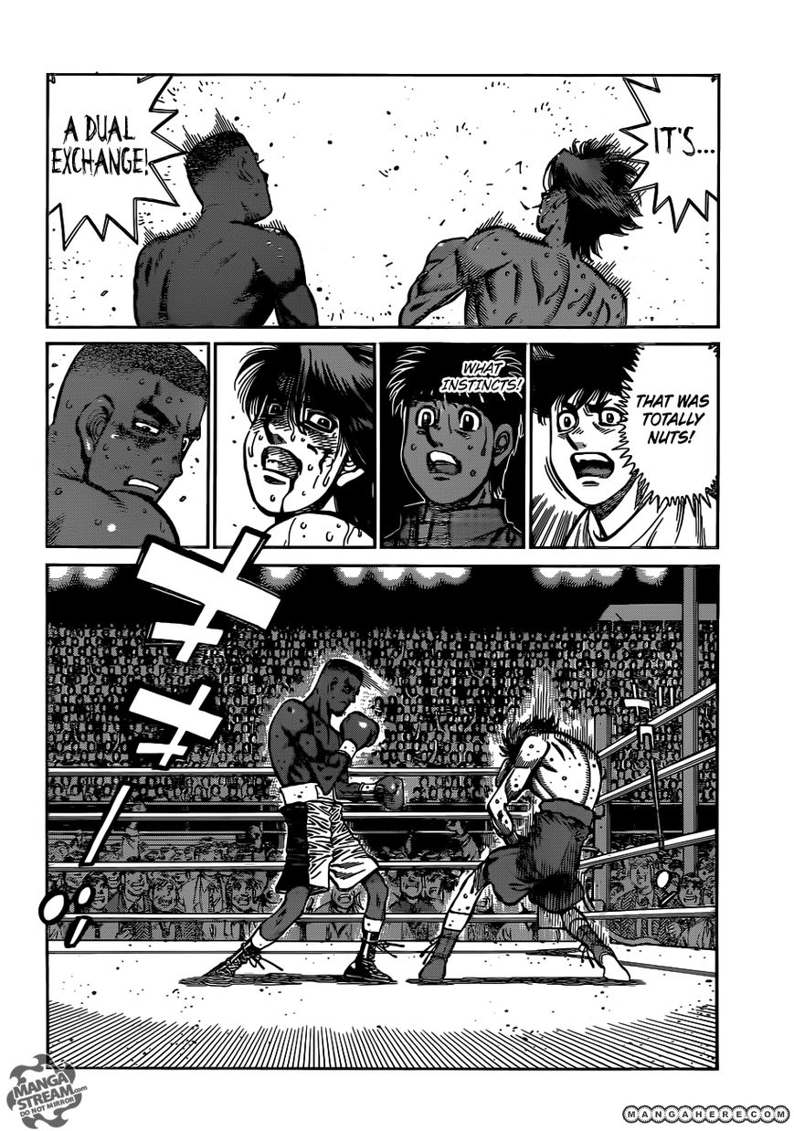 Hajime no Ippo Chapter 989 page 7 - Chapter 989 : The Lone Wolf's Place of Dying