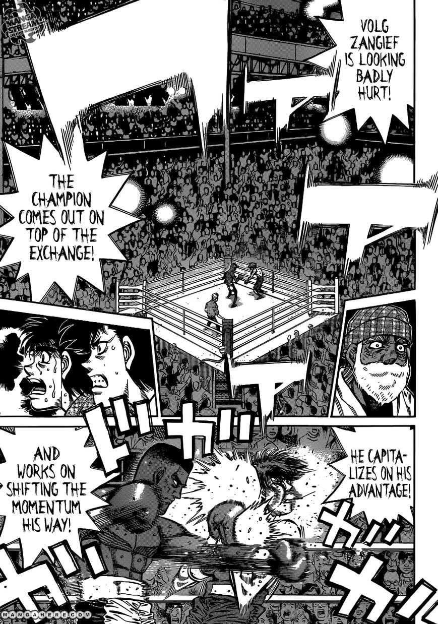 Hajime no Ippo Chapter 989 page 8 - Chapter 989 : The Lone Wolf's Place of Dying