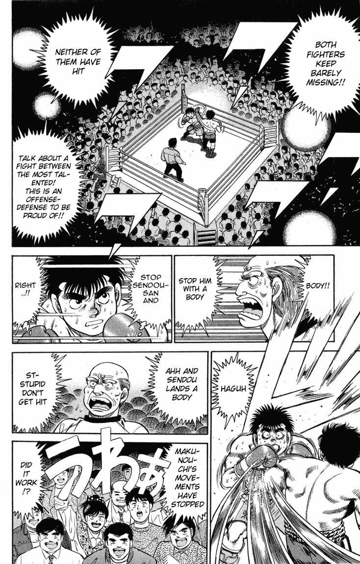 Hajime no Ippo Chapter 99.2 page 14 - Chapter 99 v2 : Sendou Presses On