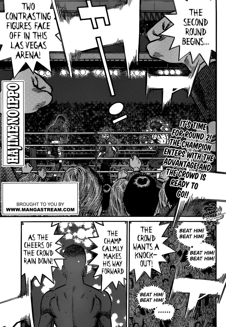 Hajime no Ippo Chapter 991 page 1 - Chapter 991 : The Return of the Swallow