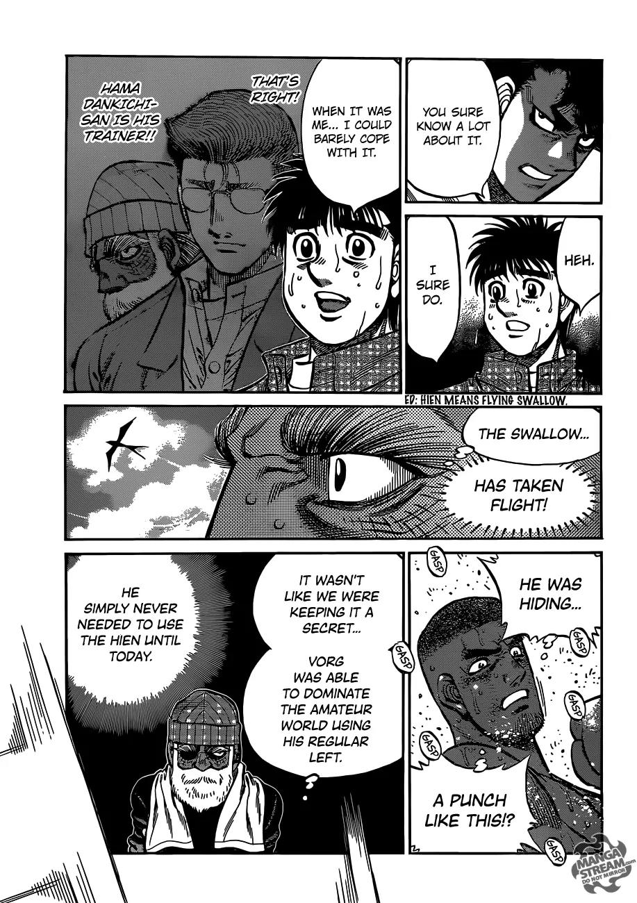 Hajime no Ippo Chapter 991 page 14 - Chapter 991 : The Return of the Swallow