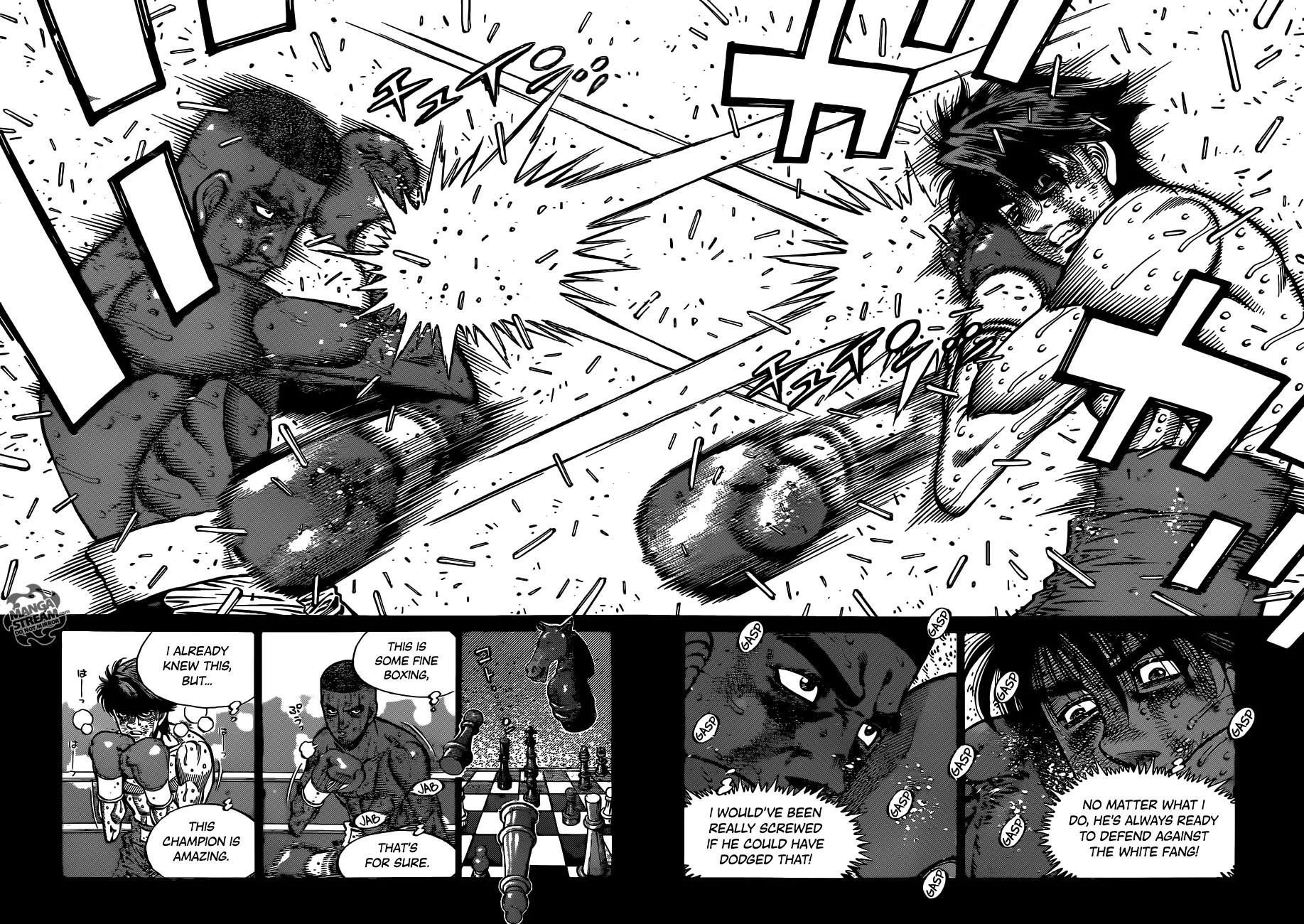 Hajime no Ippo Chapter 997 page 14 - Chapter 997 : Eagle's Curiosity