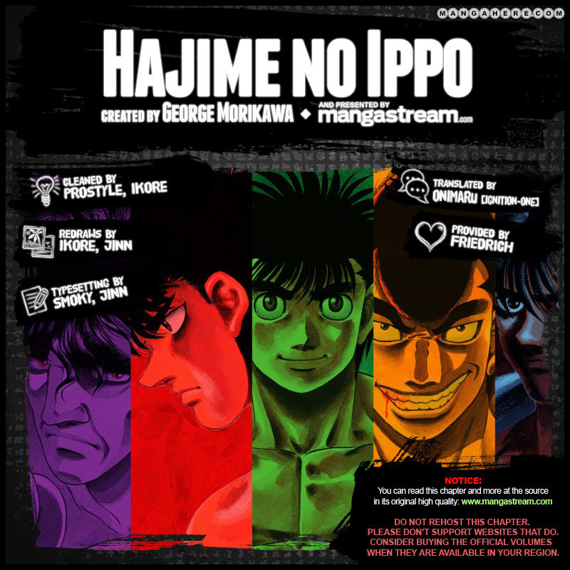 Hajime no Ippo Chapter 998 page 2 - Chapter 998 : Checkmate