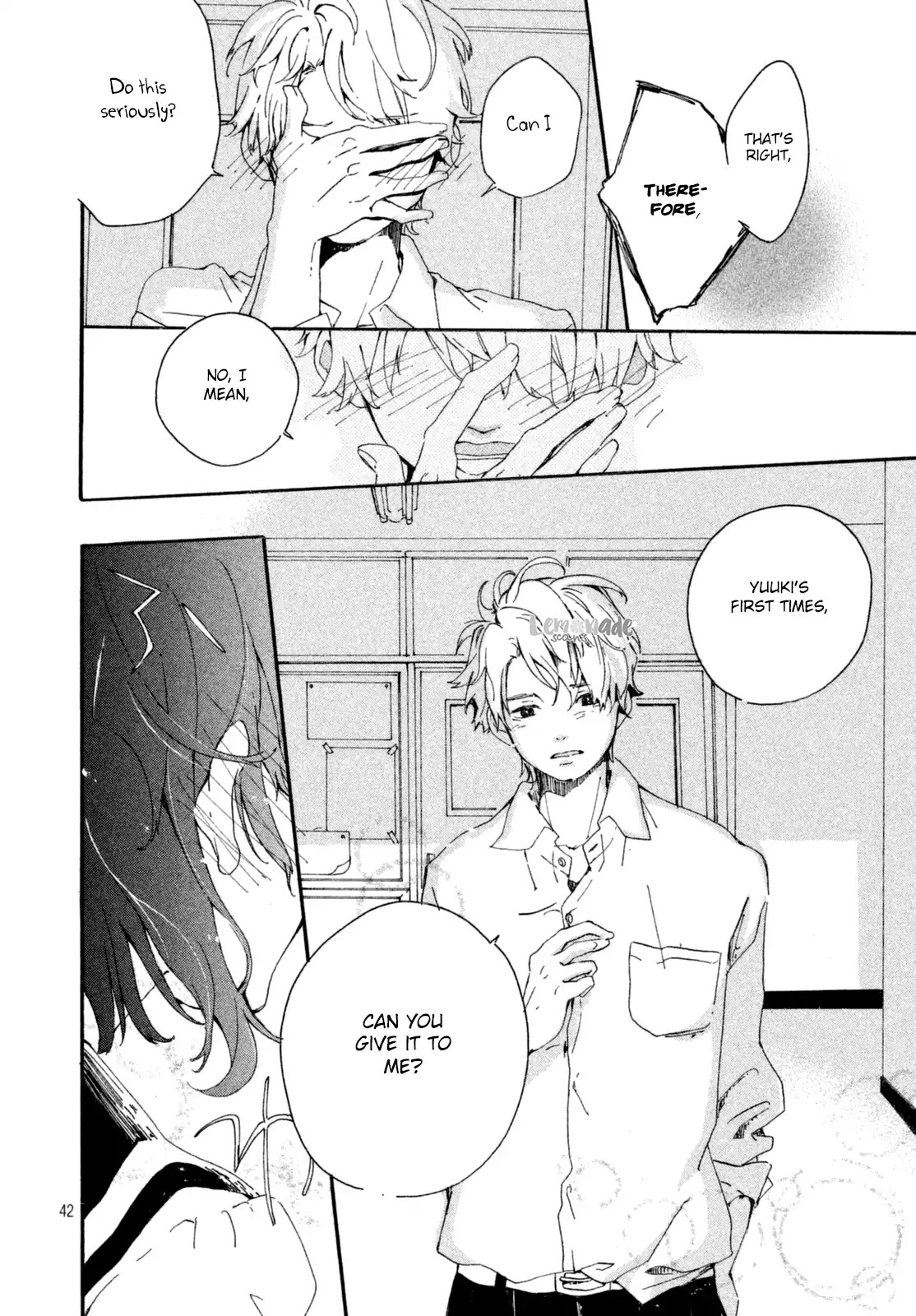 Hajimete, Moratte Ii Desuka Chapter 0 page 44 - Chapter 0: Oneshot