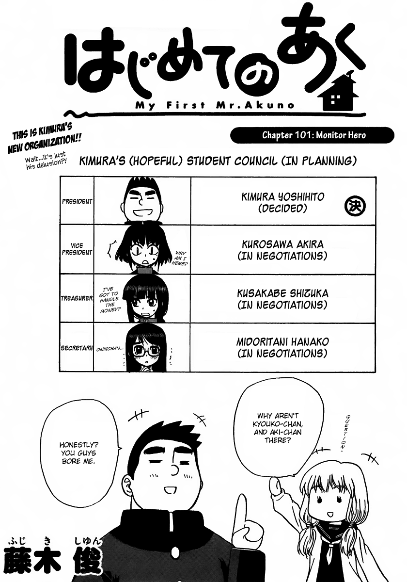 Hajimete no Aku Chapter 101 page 1 - Chapter 101: Monitor Hero