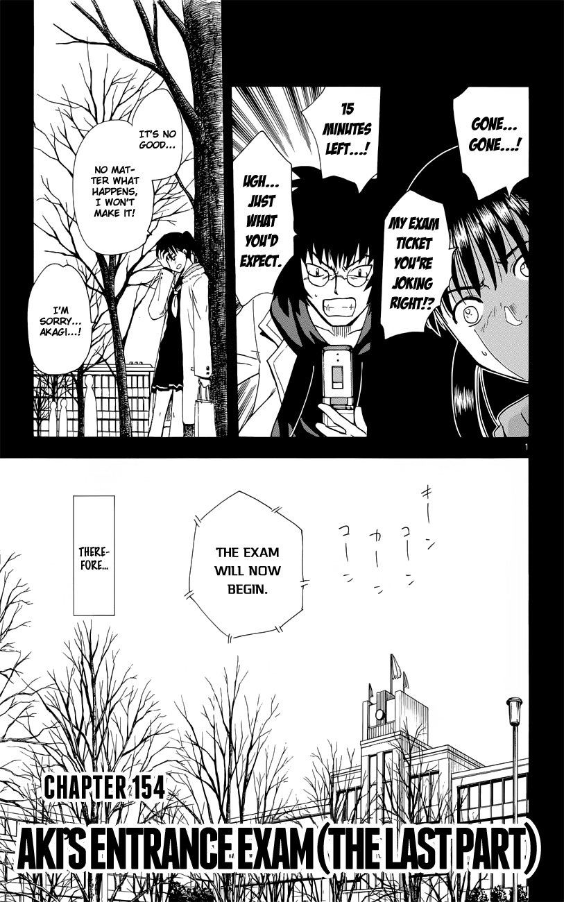 Hajimete no Aku Chapter 154 page 1 - Chapter 154: Aki's Entrance Exam (Last Part)