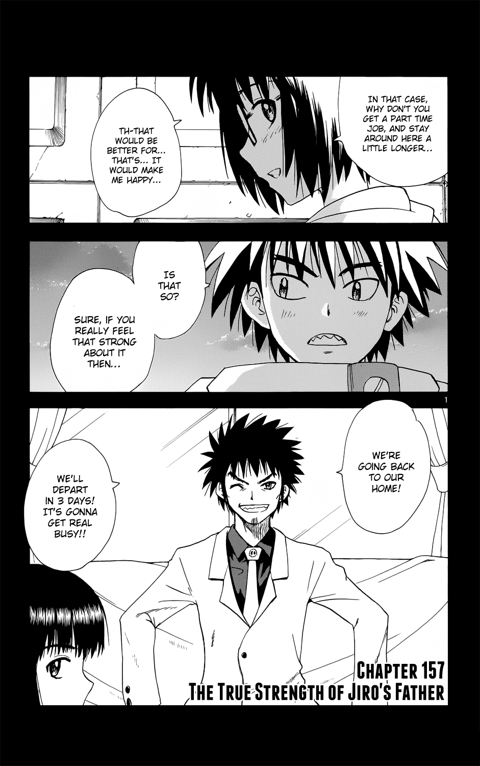 Hajimete no Aku Chapter 157 page 1 - Chapter 157: The True Strength of Jiro's Father