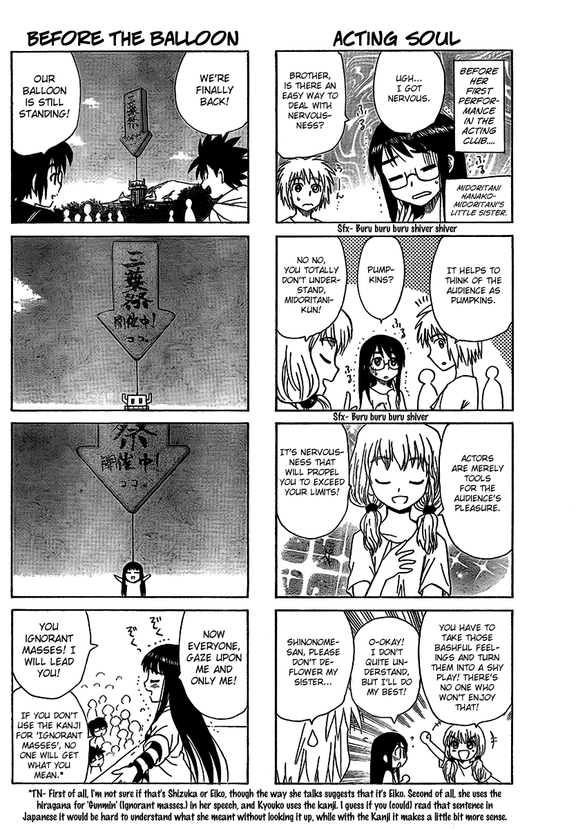 Hajimete no Aku Chapter 85 page 6 - Chapter 85: Samyosai Year Two