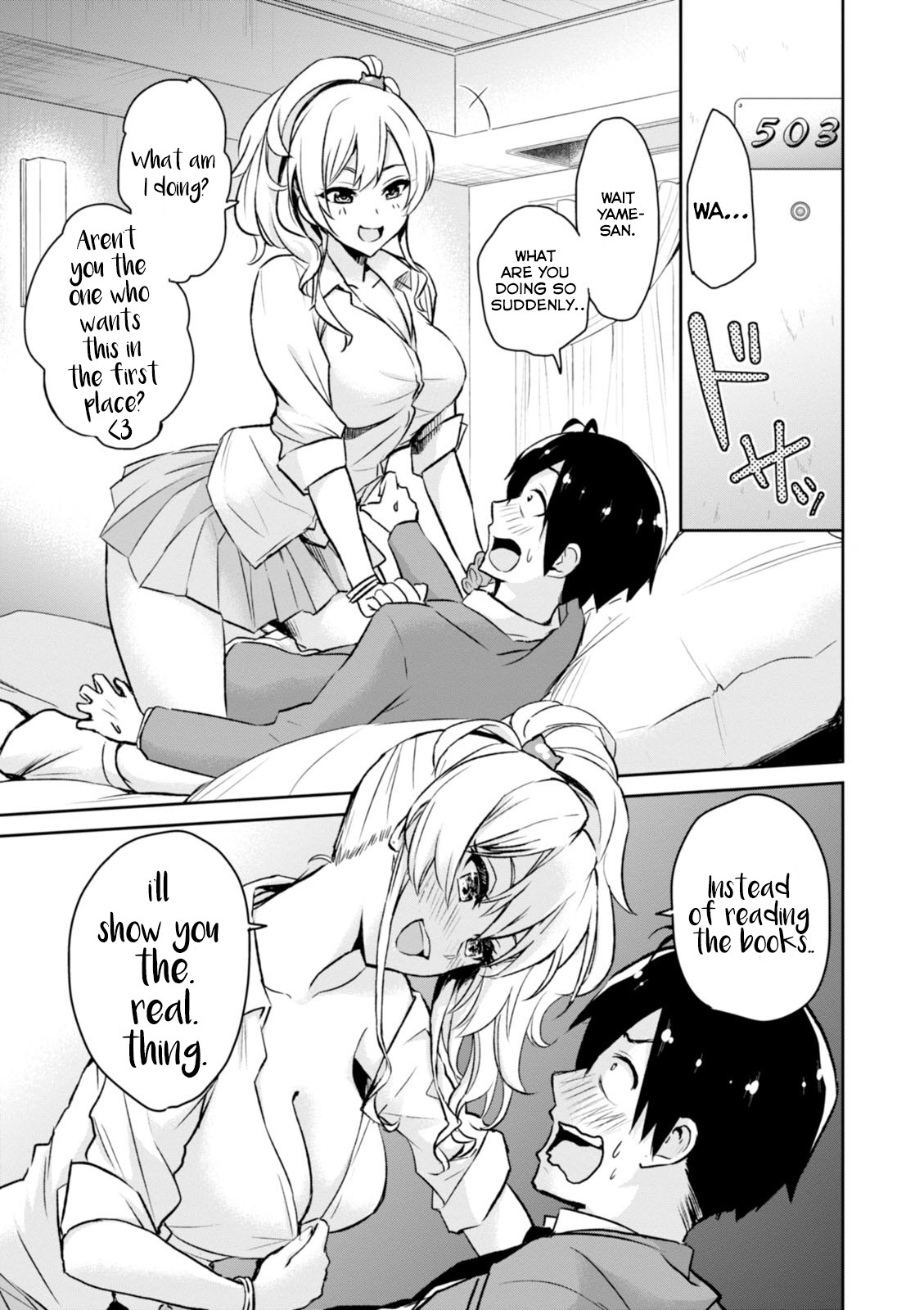 Hajimete no Gal Chapter 1 page 14 - Chapter 1: The First Prostrate