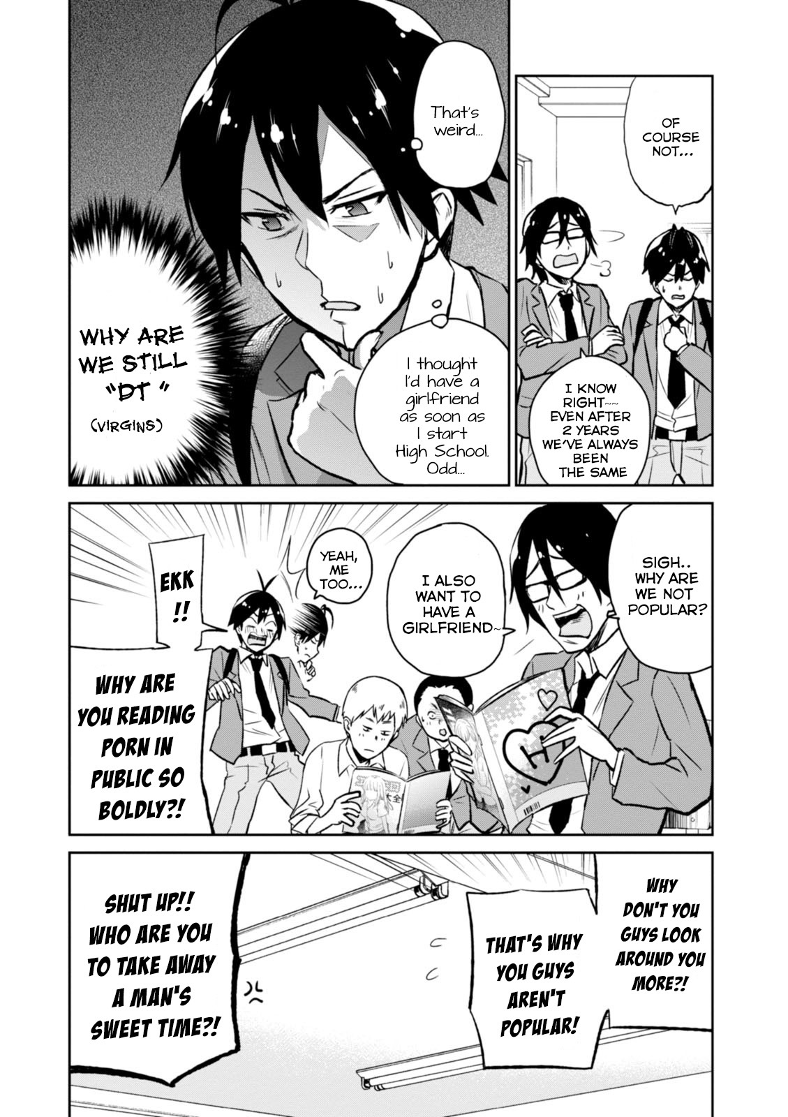 Hajimete no Gal Chapter 1 page 9 - Chapter 1: The First Prostrate