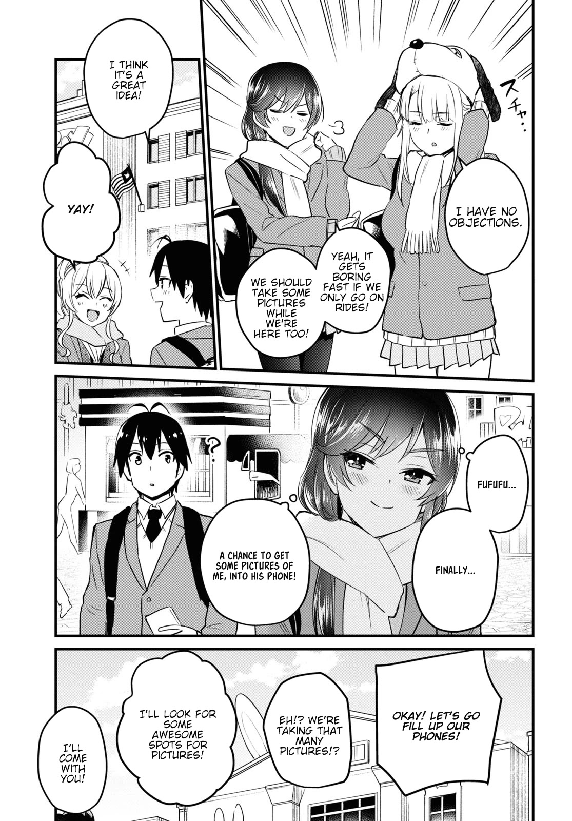 Hajimete no Gal Chapter 115 page 11 - Chapter 115: The First Theme Park