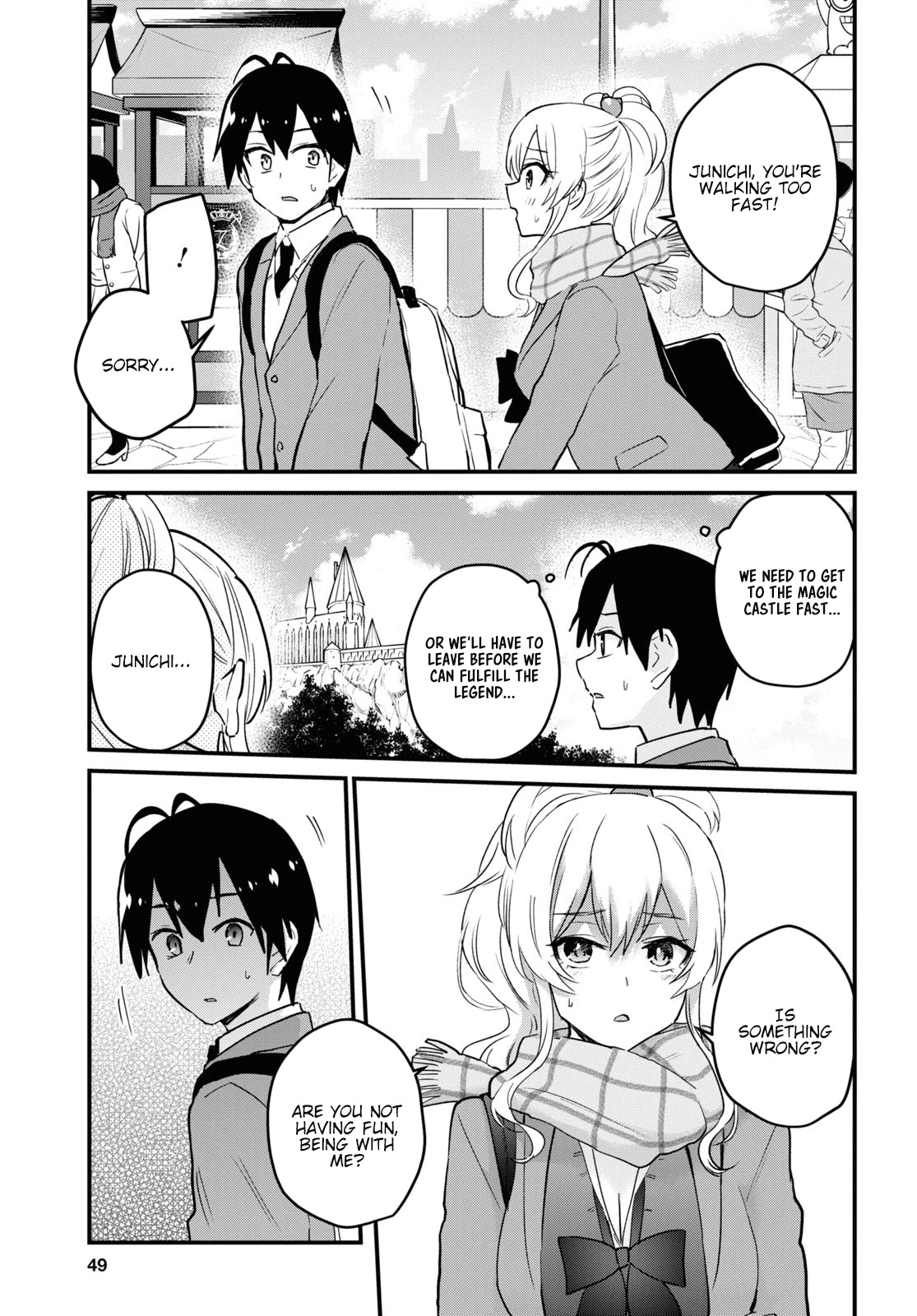 Hajimete no Gal Chapter 116 page 10 - Chapter 116: The First Mascot