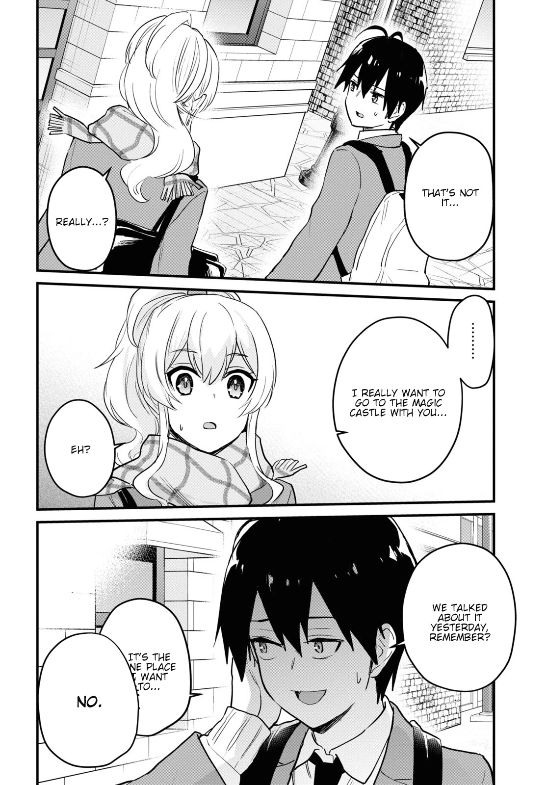 Hajimete no Gal Chapter 116 page 11 - Chapter 116: The First Mascot