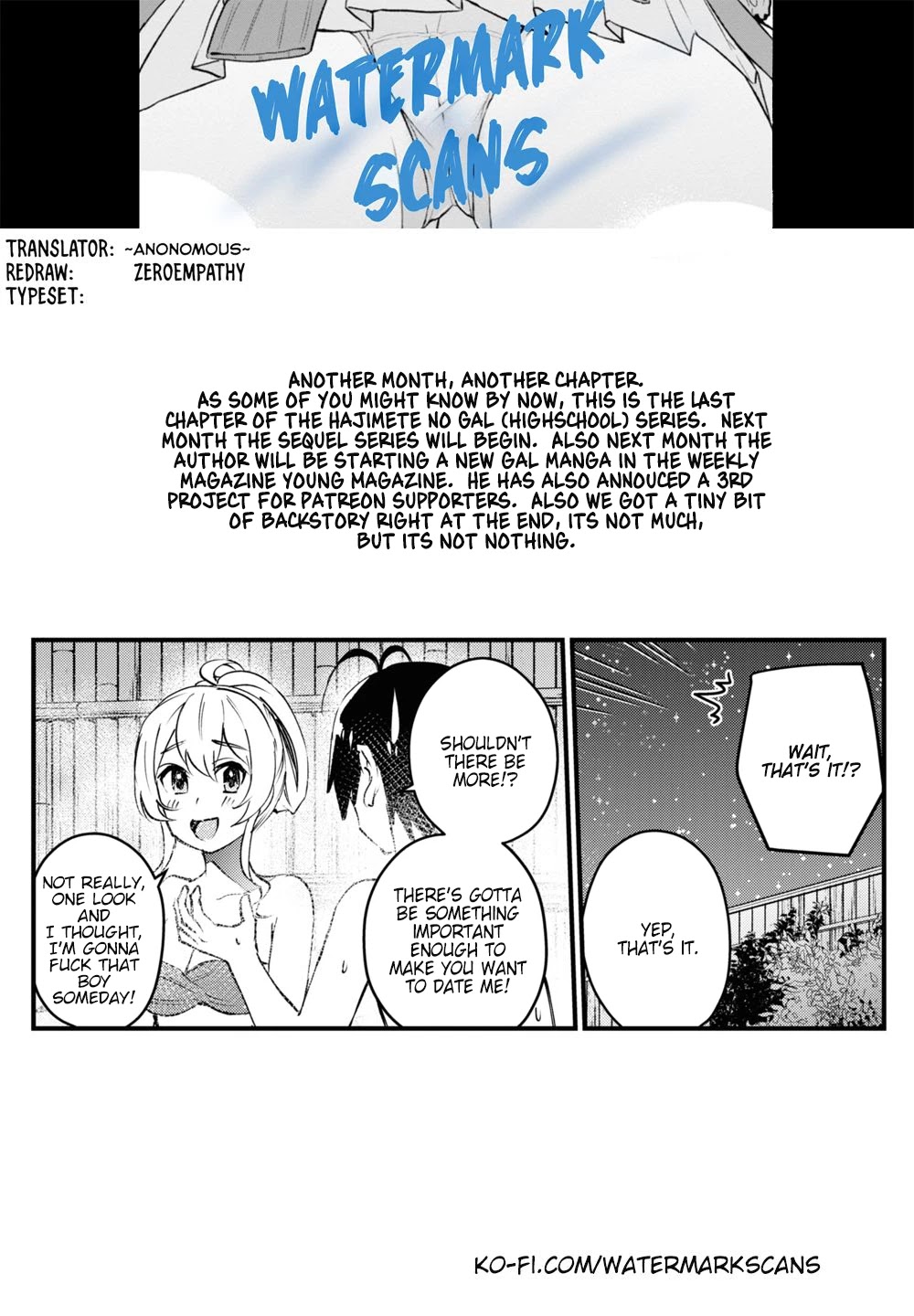 Hajimete no Gal Chapter 126 page 24 - Chapter 126