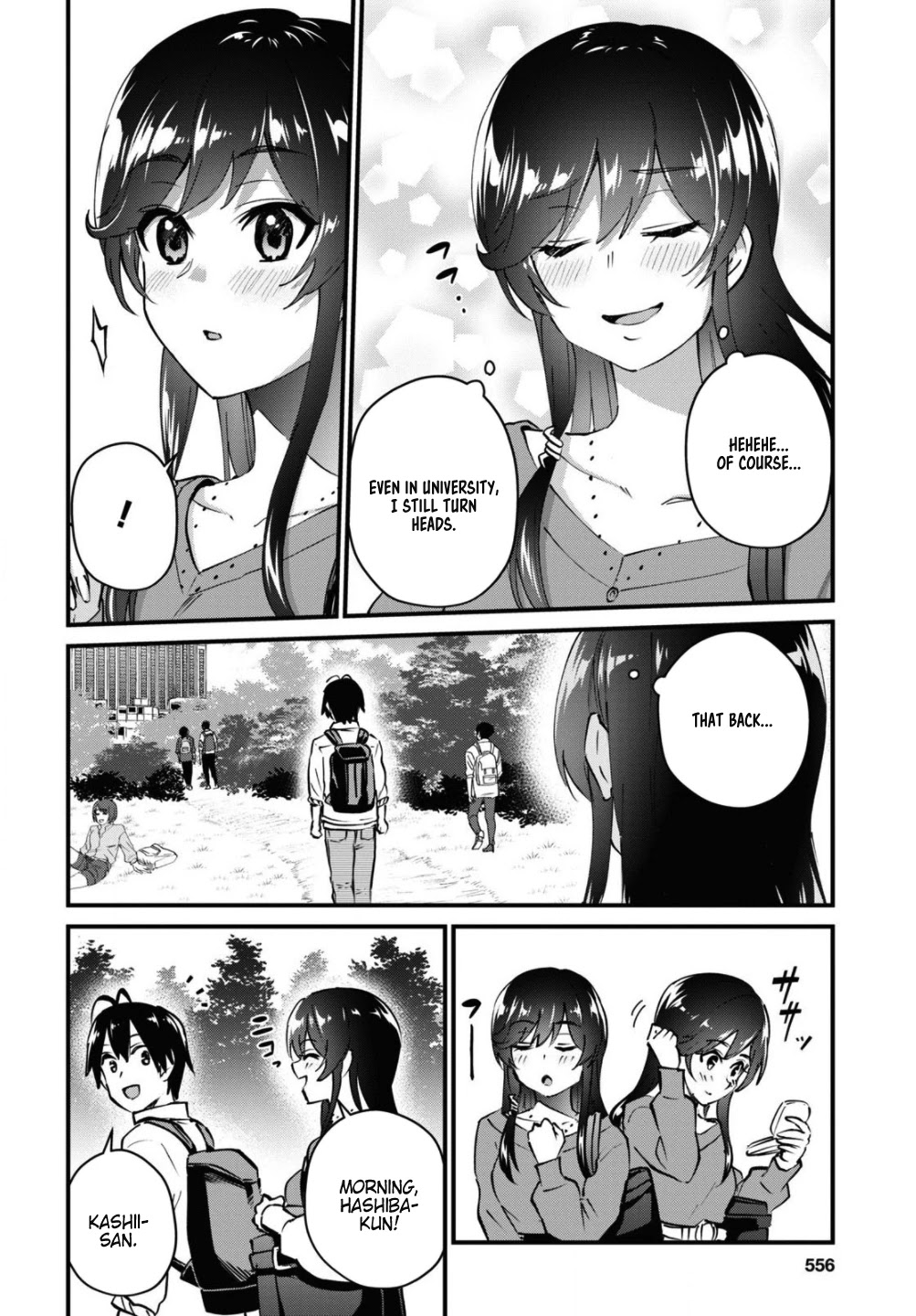 Hajimete no Gal Chapter 127 page 9 - Chapter 127: The First University