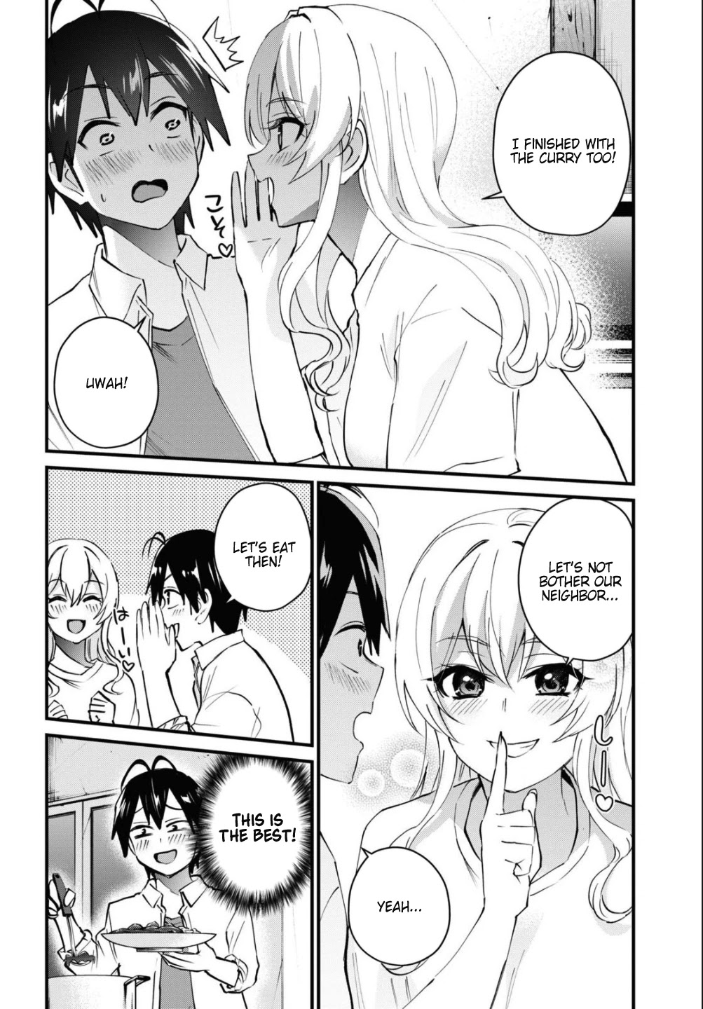 Hajimete no Gal Chapter 128 page 10 - Chapter 128: The First Pretend Living Together