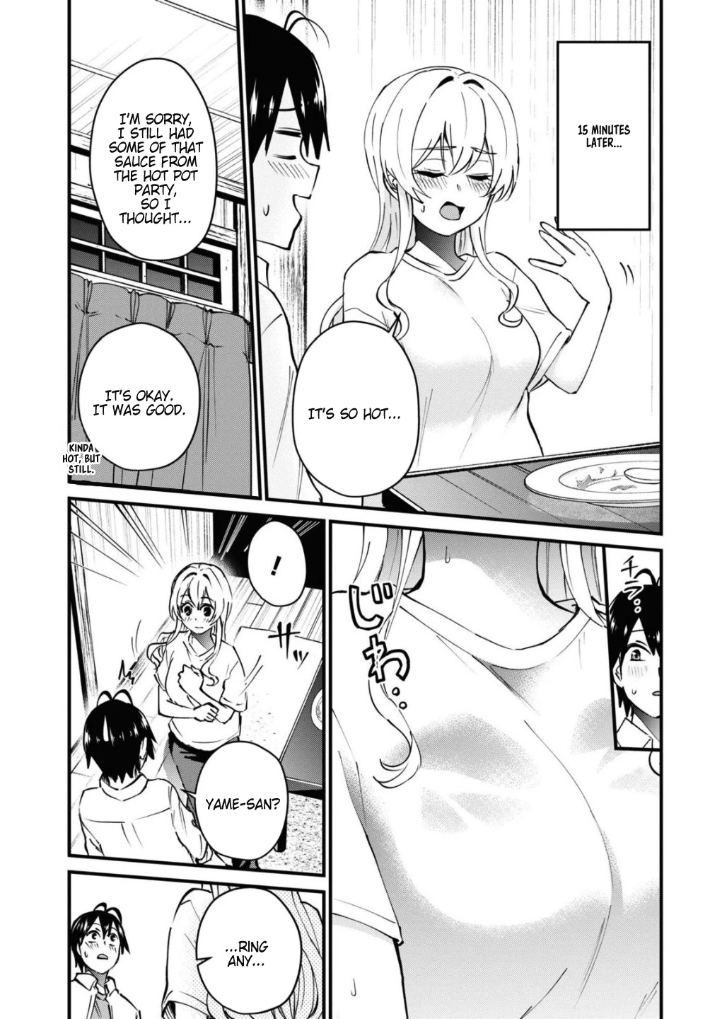 Hajimete no Gal Chapter 128 page 13 - Chapter 128: The First Pretend Living Together
