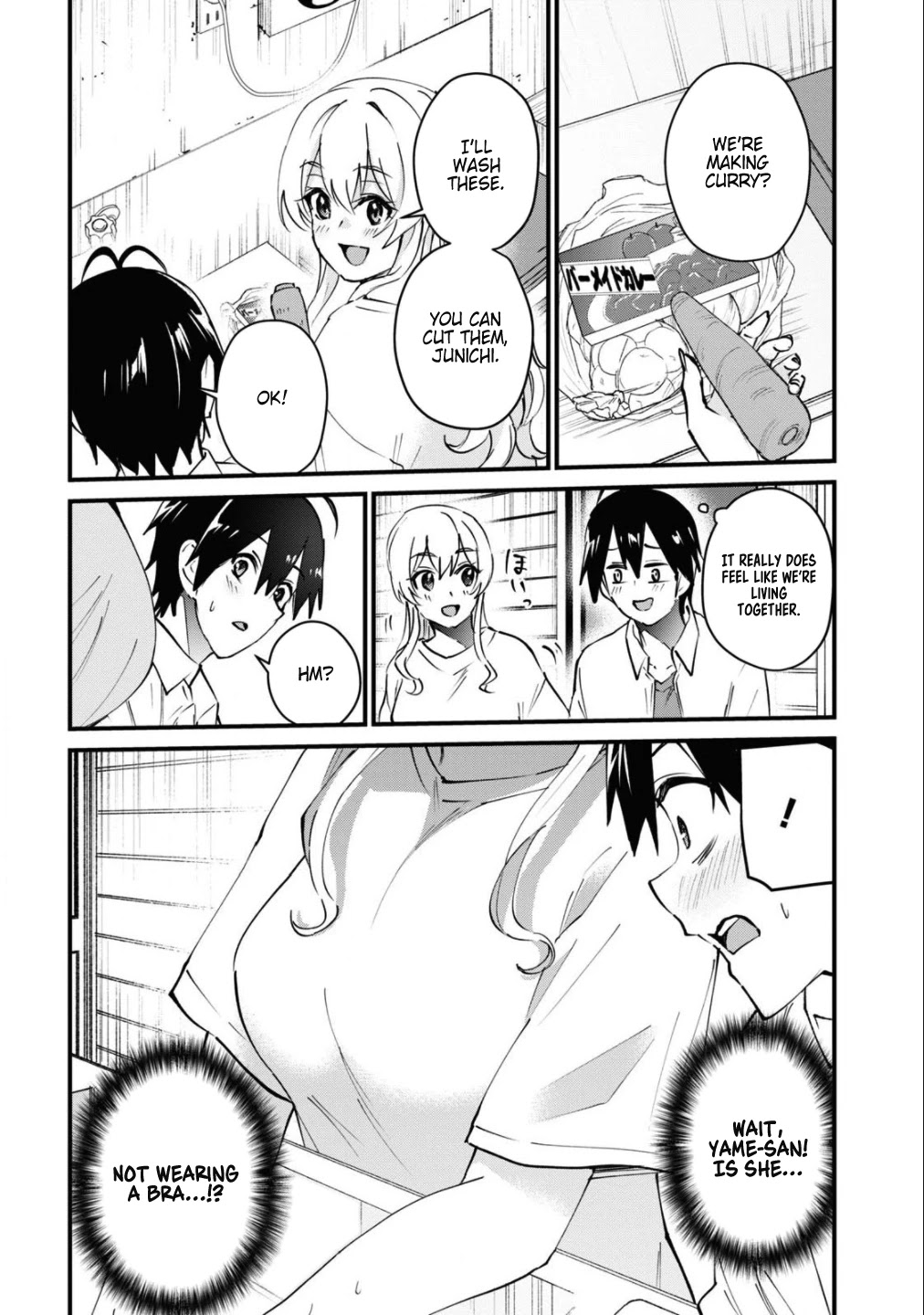 Hajimete no Gal Chapter 128 page 6 - Chapter 128: The First Pretend Living Together