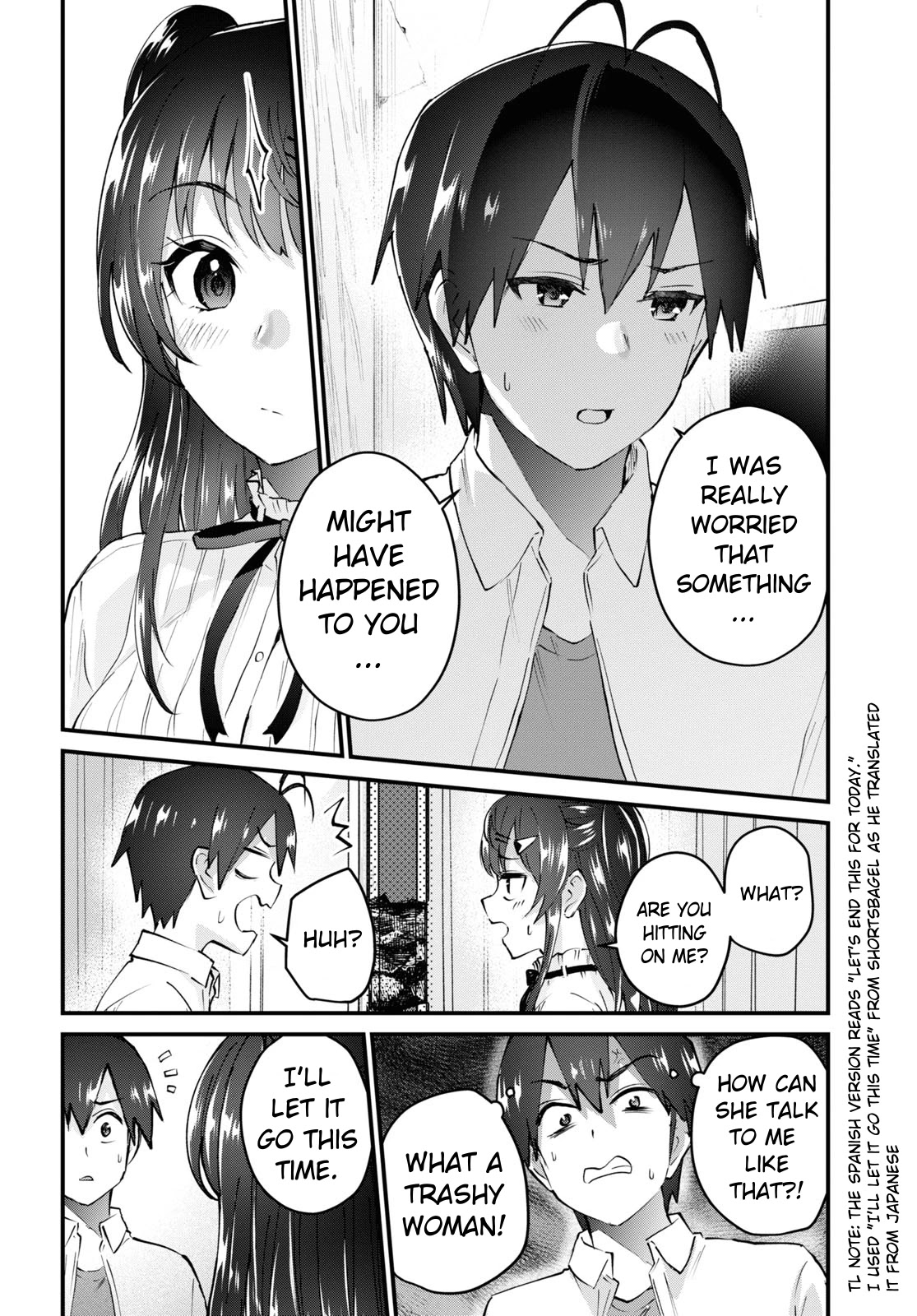 Hajimete no Gal Chapter 131 page 3 - Chapter 131: The First Peeping